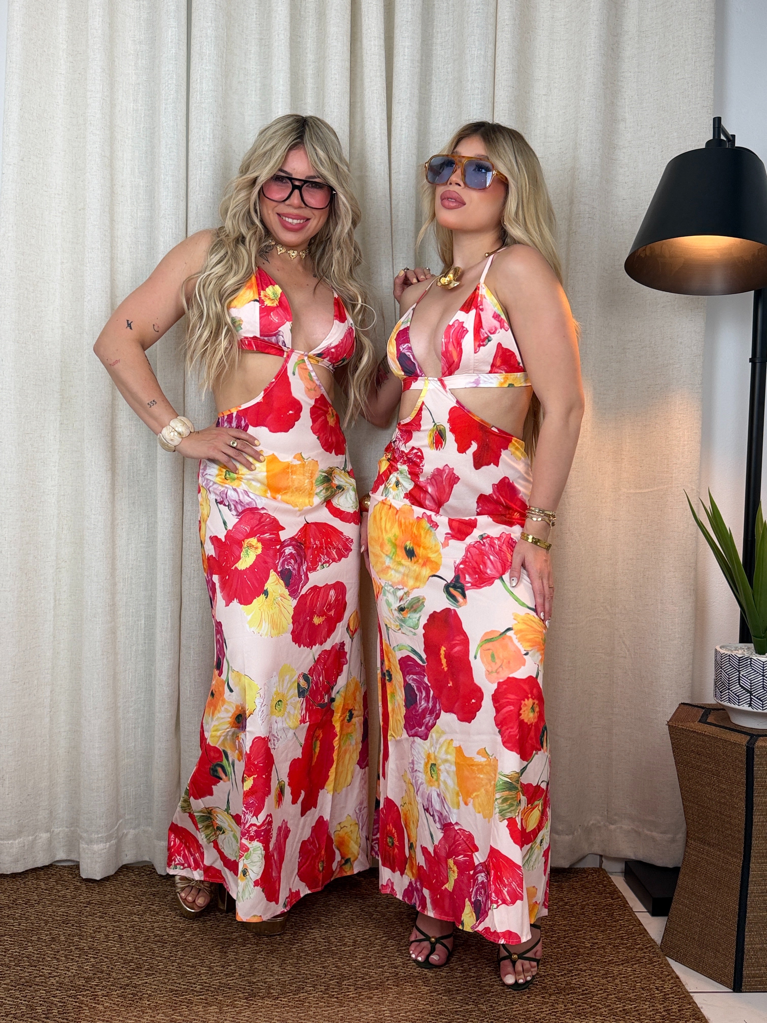 Paradise flower dress